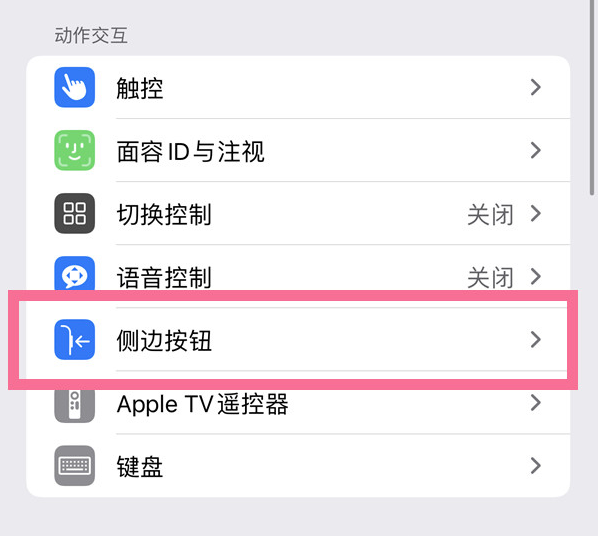 平陆苹果14维修店分享iPhone14 Plus侧键双击下载功能关闭方法 