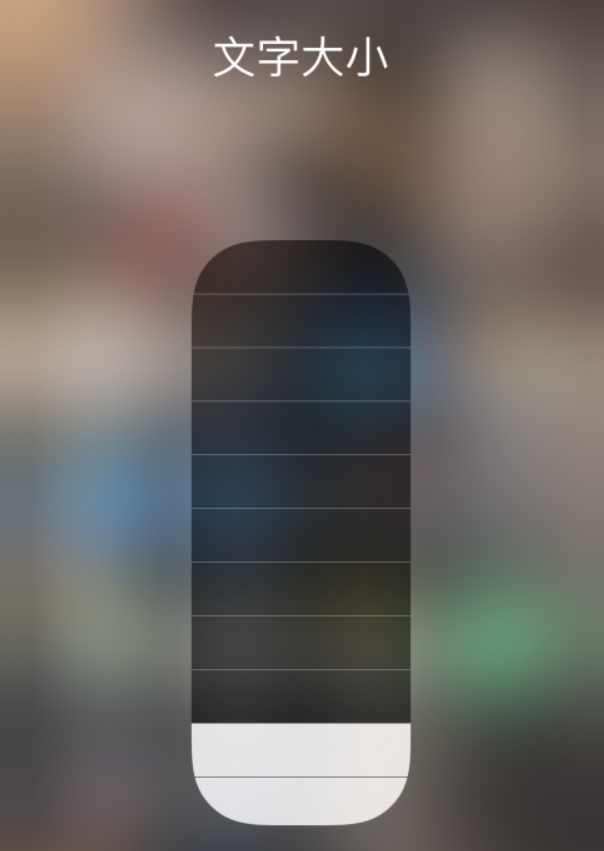 平陆苹果手机维修分享小技巧：在 iPhone 控制中心快速调节字体大小 